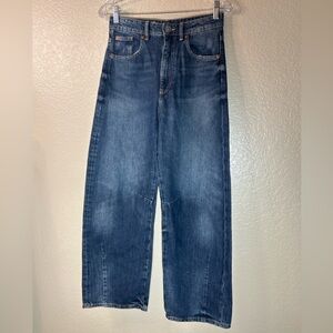 Zara Relaxed Fit Blue Jeans SIZE 0